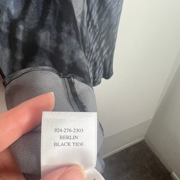 Rails Berlin Black Tide Midi Skirt Stripe Womens New XL Stitch Fix - Picture 12 of 15